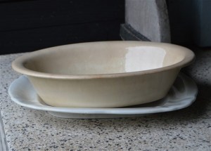 Societe Ceramique Maastricht beboterde schaal 3094a
